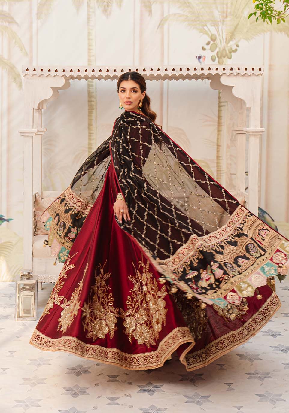 Zarqash | Rubaai Wedding Festive 23 | Zane by Zarqash - Designer Dress - Type: Formal - Available at Sana Yasir - 100% Original