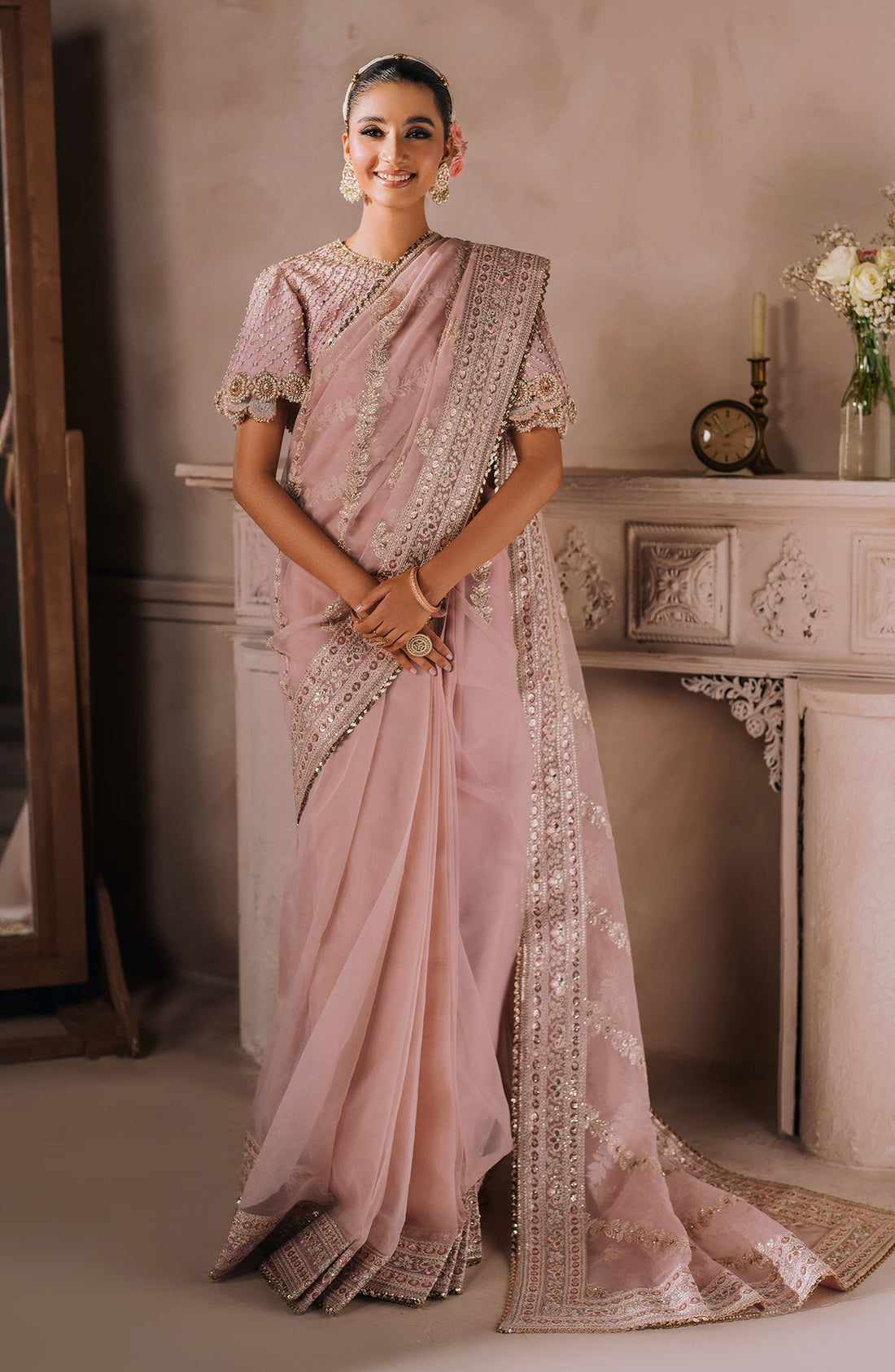Zevk | Malika Jaan Bridals | MALLIKA JAAN by Zevk - Designer Dress - Type: Ladies Clothes - Available at Sana Yasir - 100% Original
