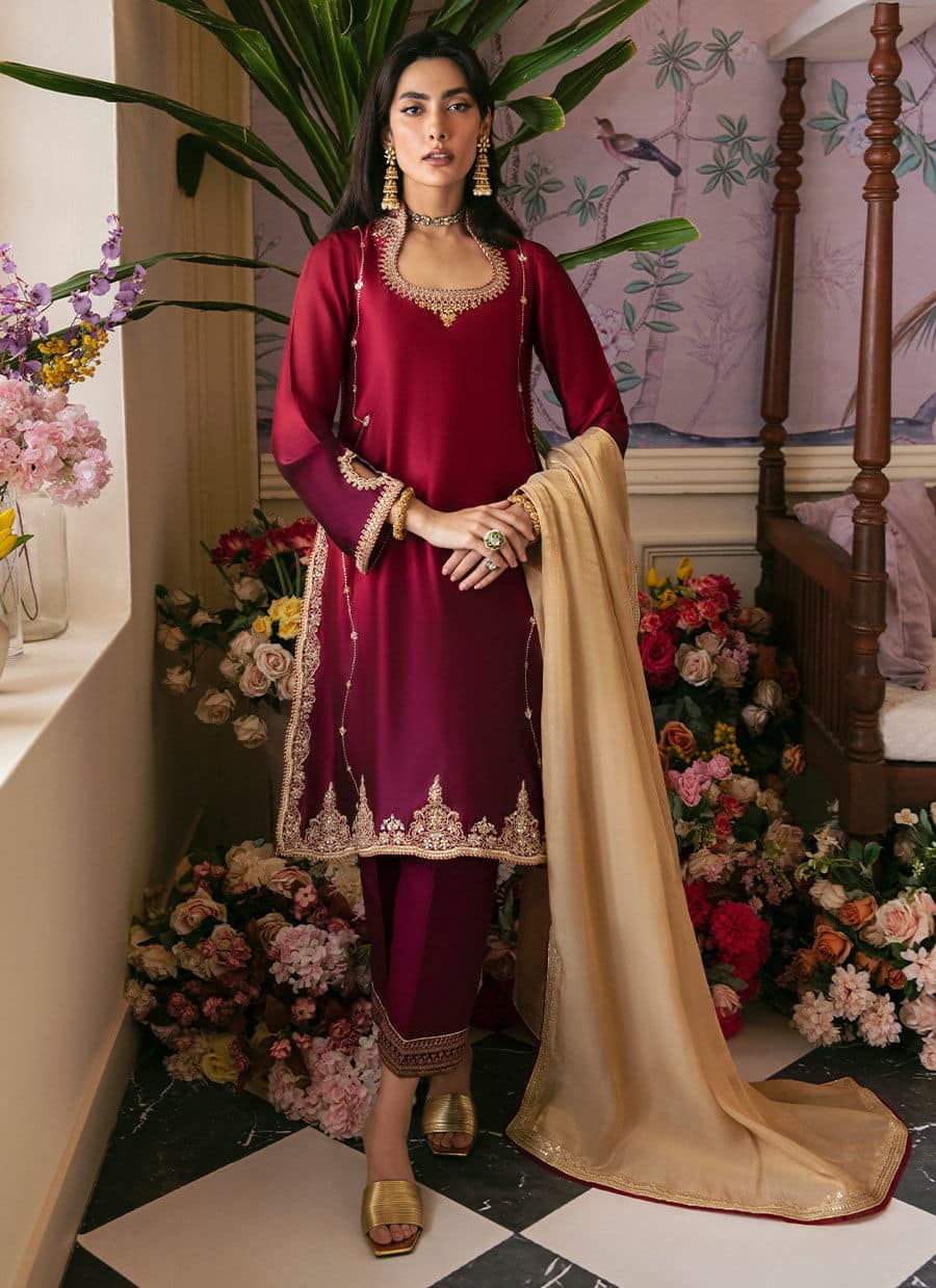 Farah Talib Aziz | Mayna Festive Luxe | ZIVA by Farah Talib Aziz - Designer Dress - Type: Bridal - Available at Sana Yasir - 100% Original