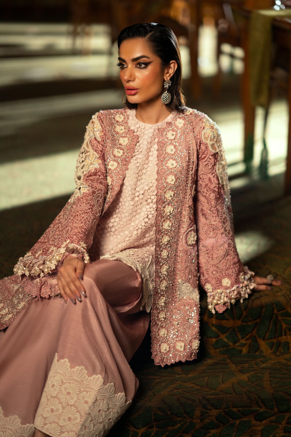 AJR Couture | Cutwork Edit 24 | MARLOT by AJR Couture - Designer Dress - Type: Ladies Clothes - Available at Sana Yasir - 100% Original