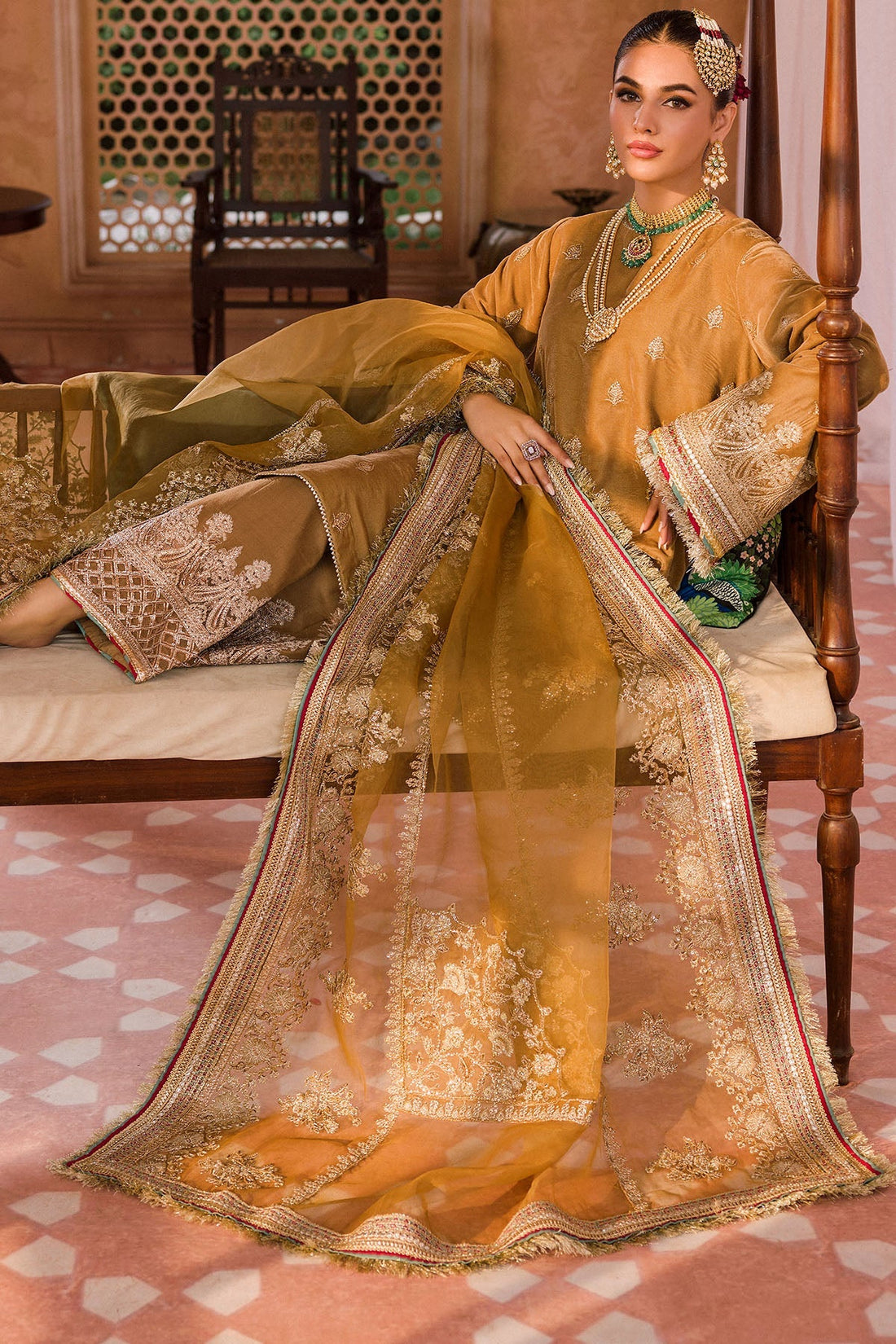 Motifz | Grand Velour Velvet Collection | 4408 by Motifz - Designer Dress - Type: Formal - Available at Sana Yasir - 100% Original