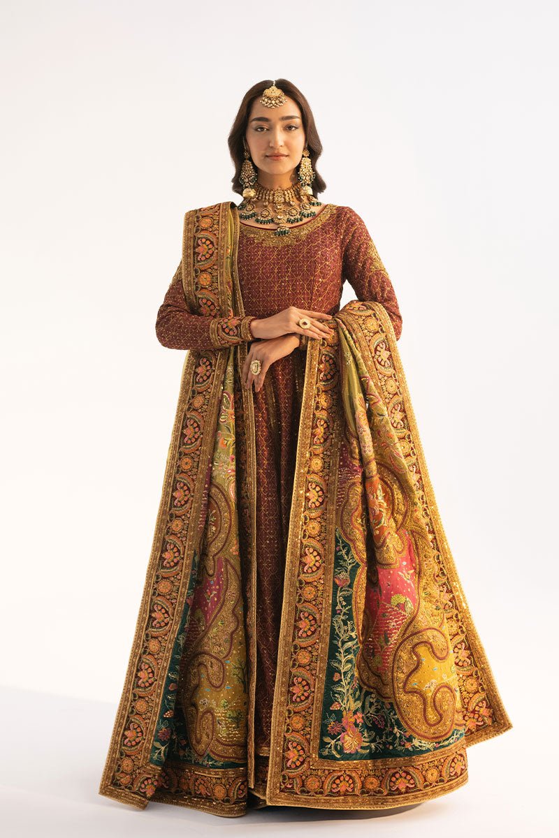 Fahad Hussayn | Ashk o Atar | ROSHANDEZ by Fahad Hussayn - Designer Dress - Type: Ladies Clothes - Available at Sana Yasir - 100% Original