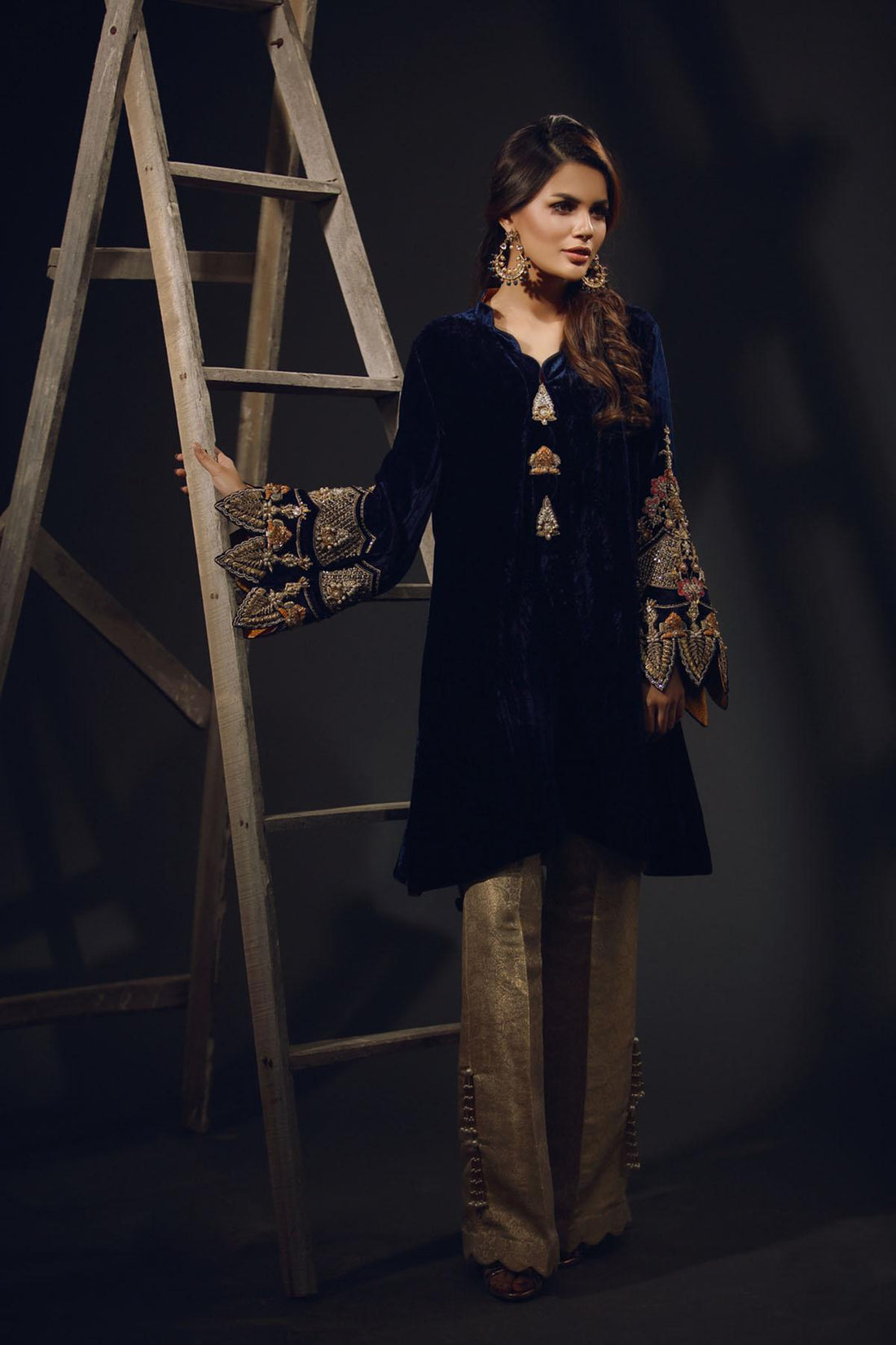 Sana Abbas | Wedding Formals | Sapphire by Sana Abbas - Designer Dress - Type: Ladies Clothes - Available at Sana Yasir - 100% Original