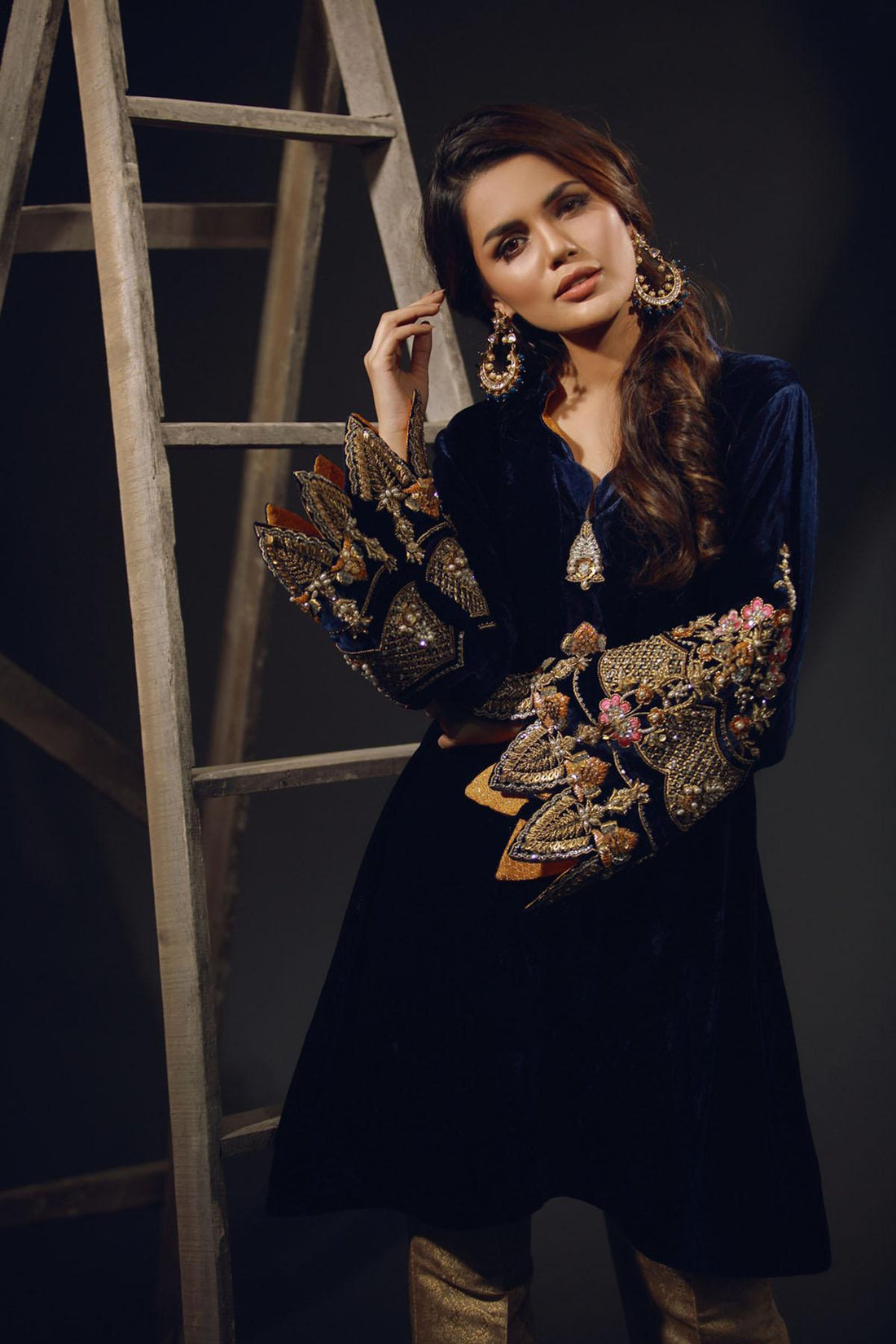 Sana Abbas | Wedding Formals | Sapphire by Sana Abbas - Designer Dress - Type: Ladies Clothes - Available at Sana Yasir - 100% Original