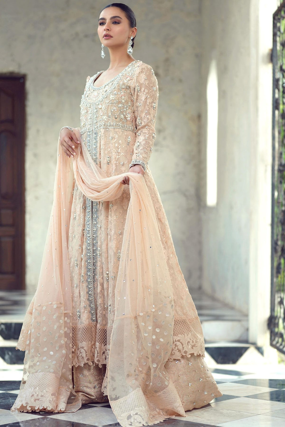 Sana Abbas | Wedding Formals | Coral Reef by Sana Abbas - Designer Dress - Type: Ladies Clothes - Available at Sana Yasir - 100% Original
