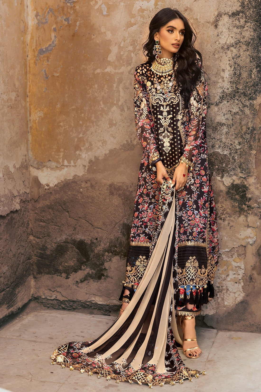 Charizma | Vasl Chiffon Collection | VSL25-09 by Charizma - Designer Dress - Type: Ladies Clothes - Available at Sana Yasir - 100% Original